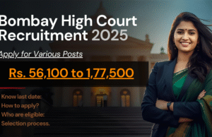 Bombay High Court Recruitment 2025- Apply for Various Posts Bombay High Court Recruitment 2025