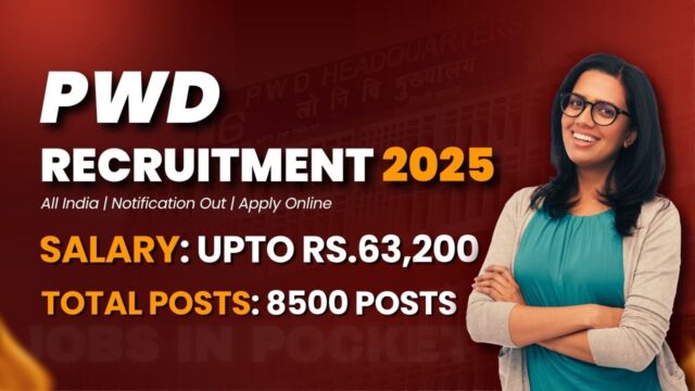 PWD Recruitment 2025